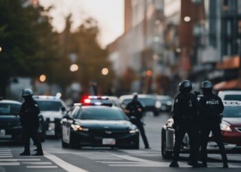 Trei persoane reținute de poliție după un scandal pe o stradă din Slatina